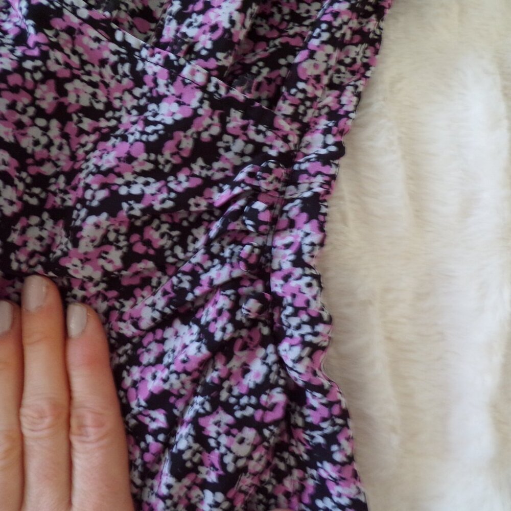 NWT Avec les filles floral mini dress M - Picture 6 of 12
